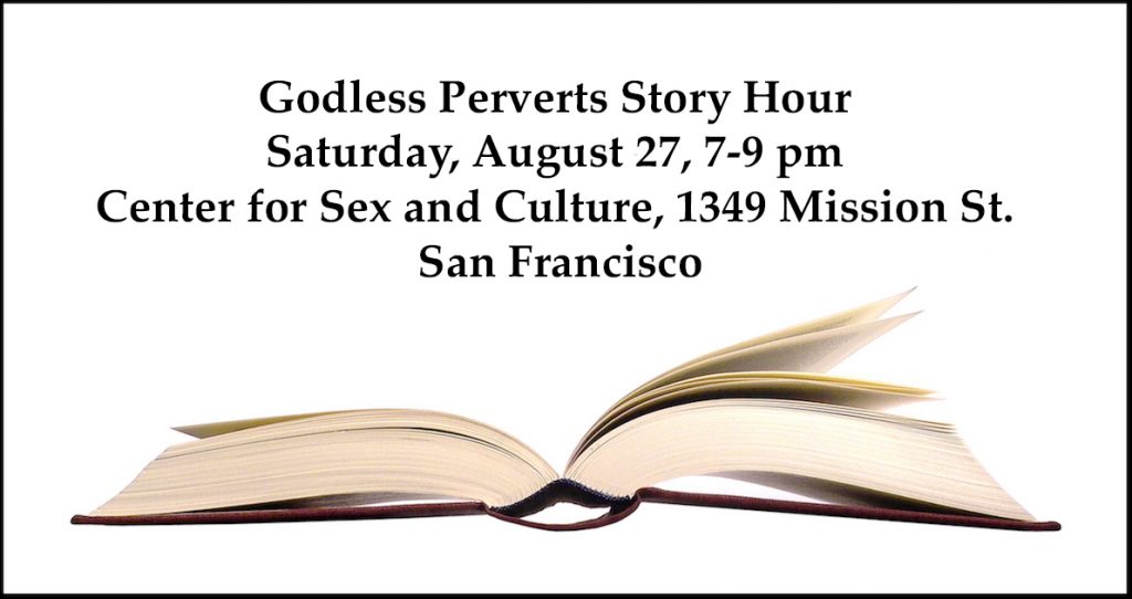 Godless Perverts Story Hour Aug 27