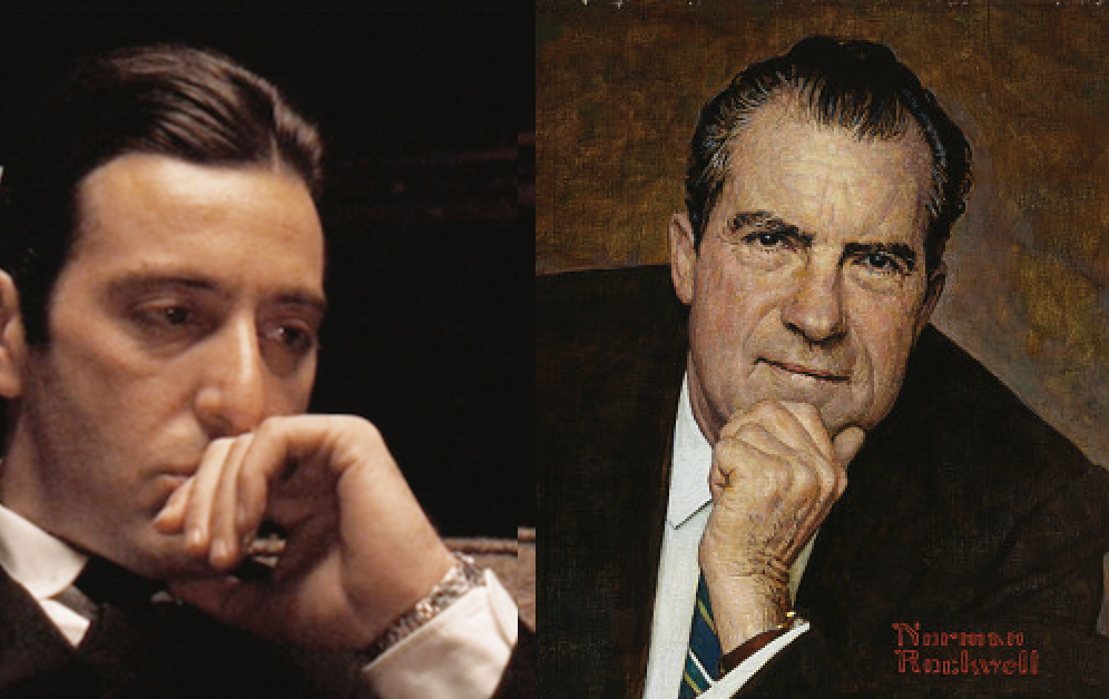 Michael Corleone and Richard Nixon