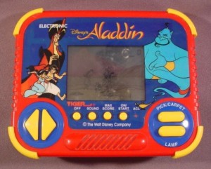 Disney's Aladdin-themed Tiger hand held game