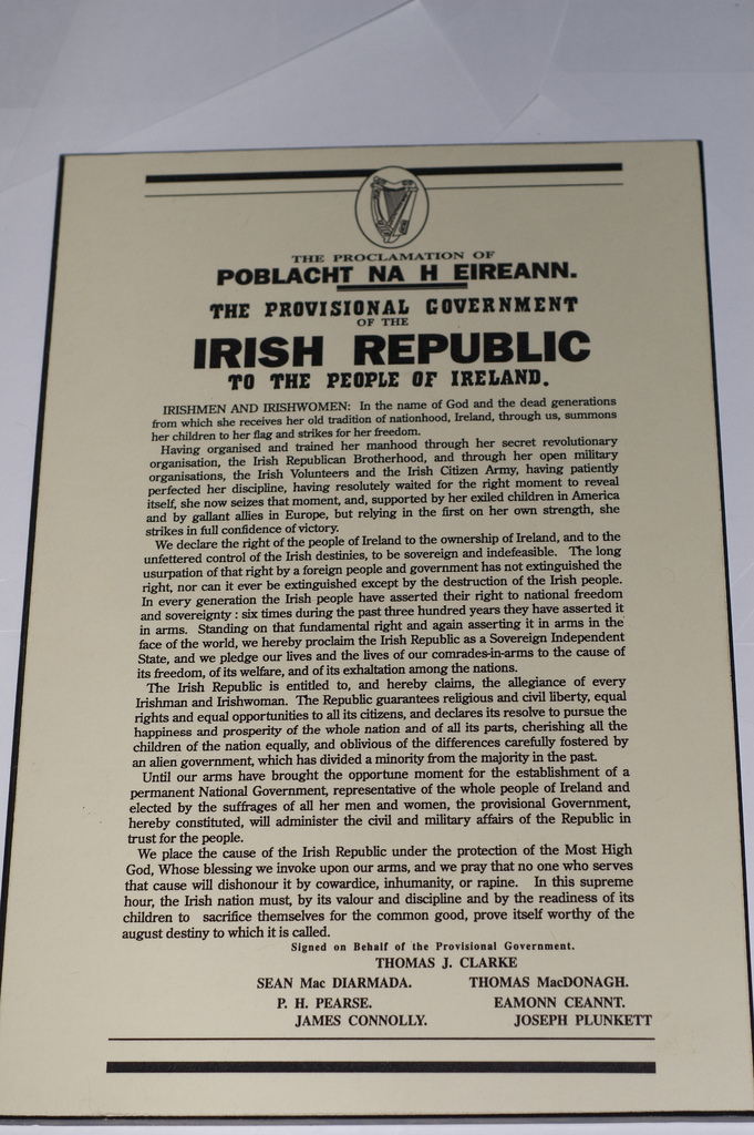 proclamation irish republic photo